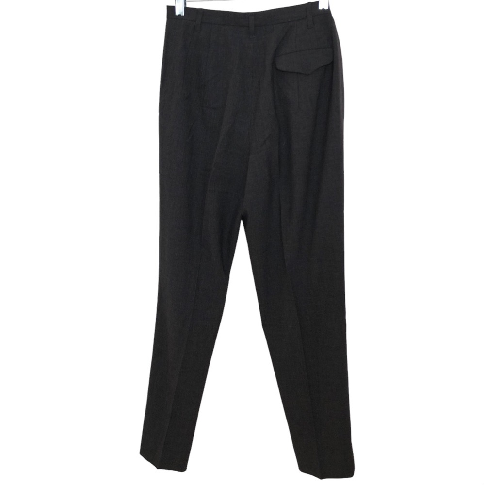 Jil Sander Fleeced Wool Charcoal Grey Trouser Pants - Picture 8 of 13
